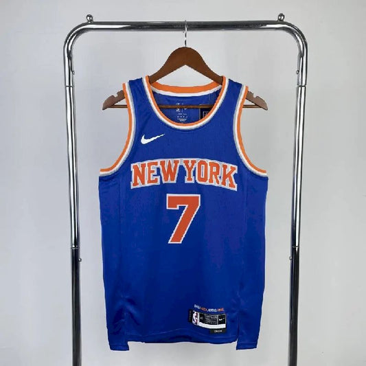 Men’s Carmelo Anthony Away Blue Team Jersey