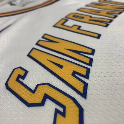Camisa Klay Thompson Masculina Branca Versão Jogador – Edição Clássica San Francisco