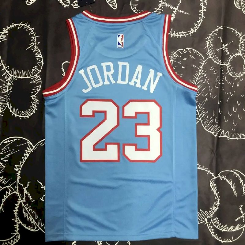 Camisa azul masculina do Michael Jordan