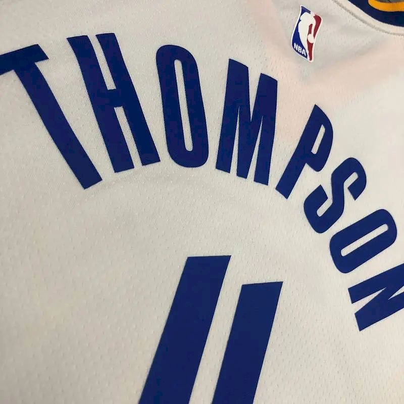 Camisa Klay Thompson Masculina Branca Versão Jogador – Edição Associação