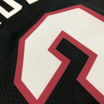 Camisa preta masculina Dwyane Wade Team – Edição City do 75º aniversário