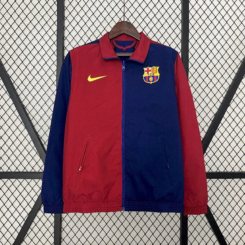 Corta-vento dupla face Barcelona 2024-25