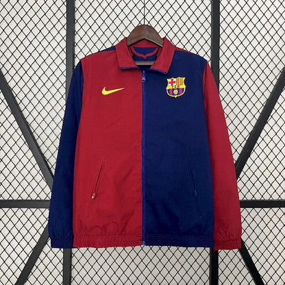 Corta-vento dupla face Barcelona 2024-25