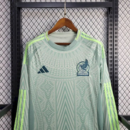 Camisa México 202425 Away Mangas Compridas