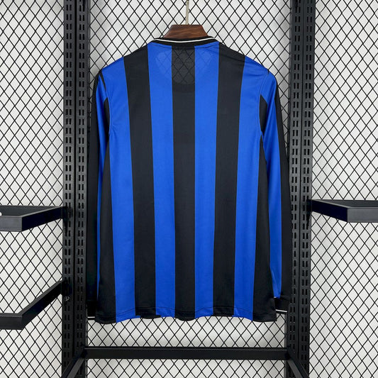 Camisa retrô de mangas compridas Inter de Milão 2009/10