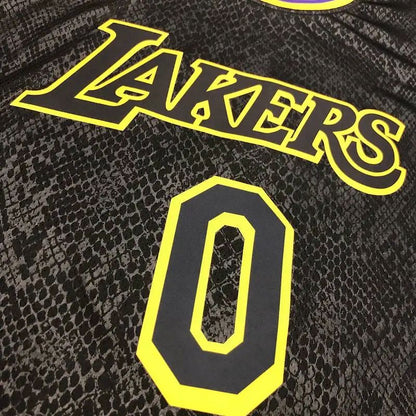 Camisa Kyle Kuzma Black Mamba versão jogador masculina