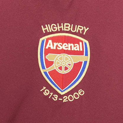 Camisa retrô de manga comprida do Arsenal 2005/06