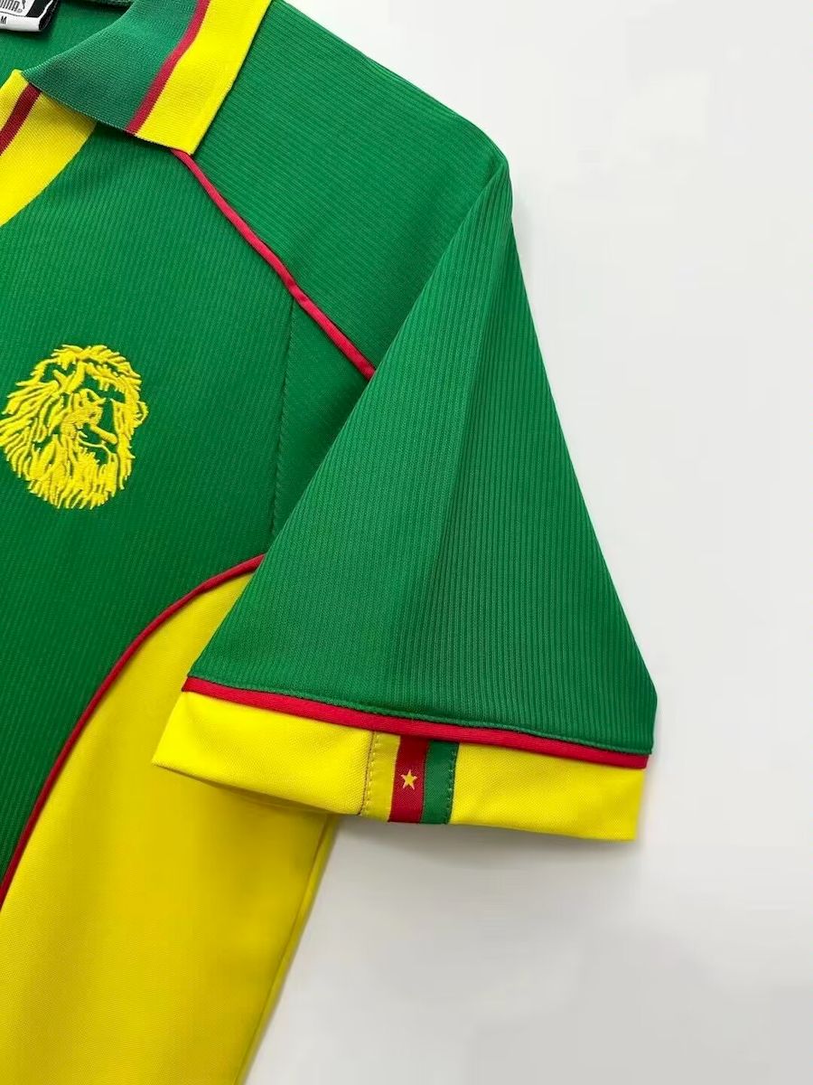 Camisa retrô Camarões 1998 Home