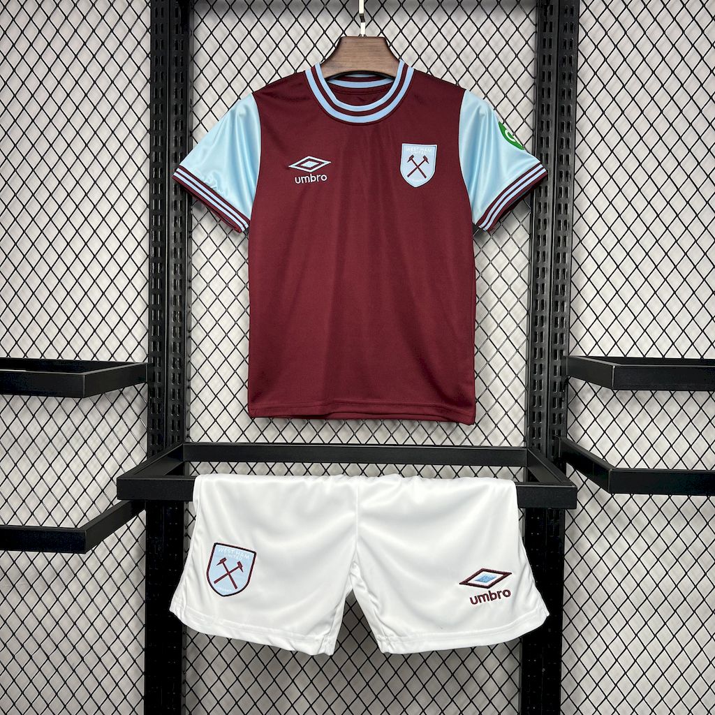 Kids West Ham United 2024/25 Home Kit