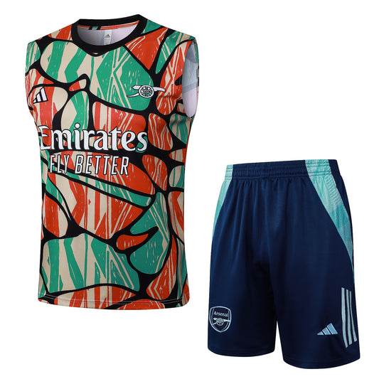 Camiseta regata e short adulto Arsenal 2024/25 815