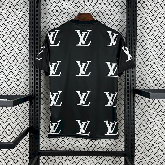 Maillot noir édition conjointe Louis Vuitton Real Madrid 2025/26
