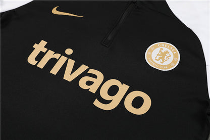 Suéter e calça Chelsea 2024/25 com zíper e meio zíper 14001