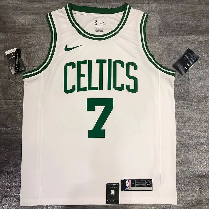 Camisa Jaylen Brown Branca Masculina Versão Jogador - Edição Associação