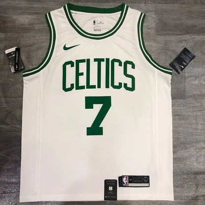 Camisa Jaylen Brown Branca Masculina Versão Jogador - Edição Associação
