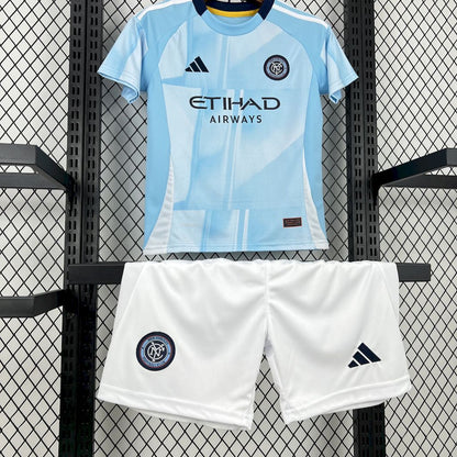 New York City FC 2025/26 Home Kids Kit