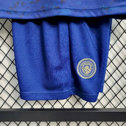 Manchester City 2023/24 Azul Edição Especial Kit Infantil