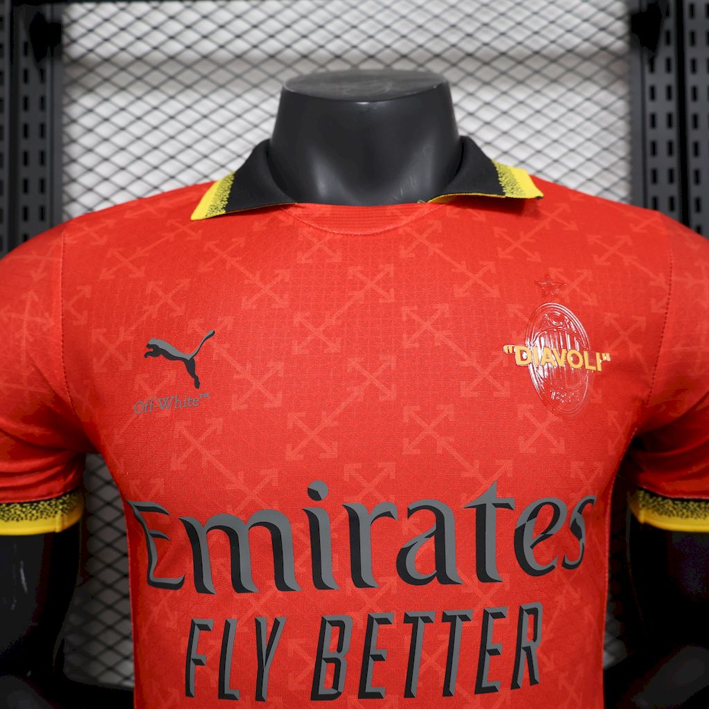 Ac Milan 2025/26 Co Branded Edition Jersey Player Version 2