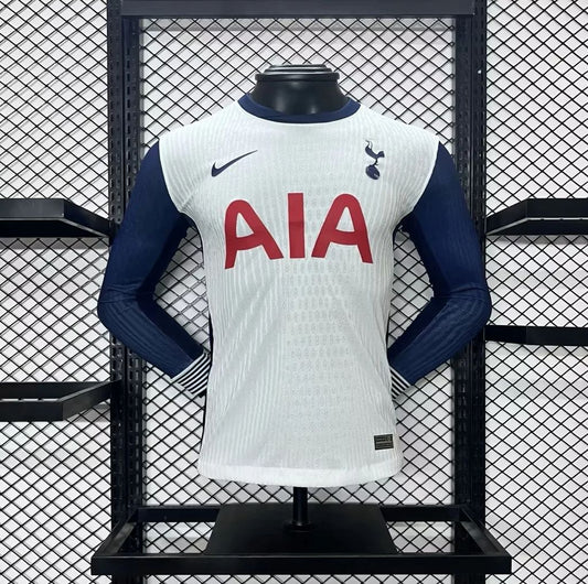 Men's Tottenham Hotspur 2024/25 Home Long Sleeves Jersey Player Version