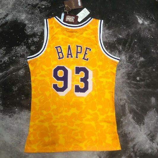 Men’s BAPE M&N Yellow Team Jersey