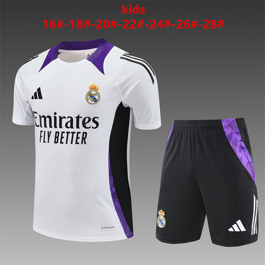 Real Madrid 2024/25 Training Kids Jersey+Short 14001