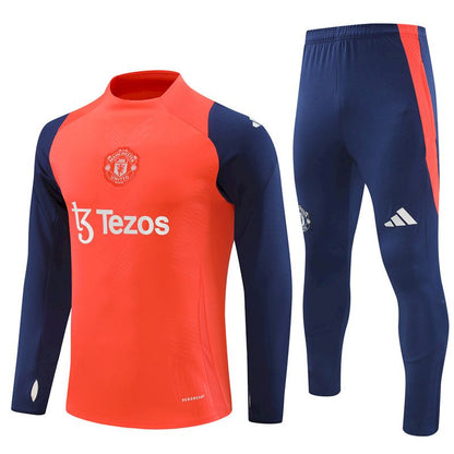 Suéter e calça adulto Manchester United 2024/25 com zíper 14001