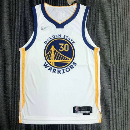 Camisa Masculina Stephen Curry Branca da Equipe – Edição Autêntica