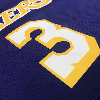 Camisa Anthony Davis Masculina Roxa Versão Jogador – Edição Clássica Retro