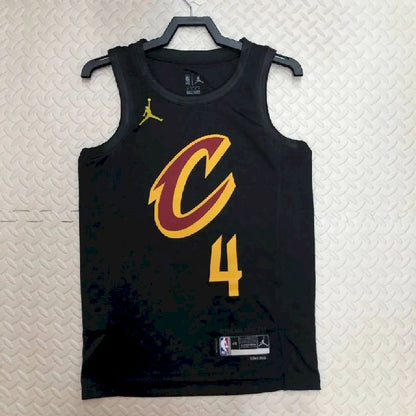 Camisa preta masculina Evan Mobley Team – Edição Statement