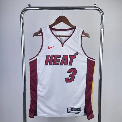 Camisa masculina Dwyane Wade branca da equipe