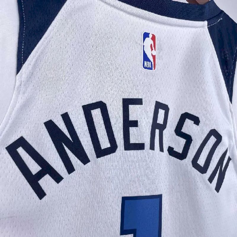 Camisa Kyle Anderson Branca da Equipe Principal Masculina 2023
