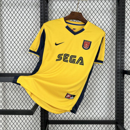 Camisa retrô reserva do Arsenal 1999/00