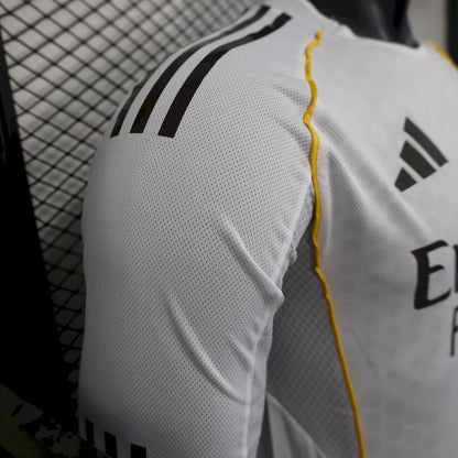 Camisa Real Madrid Home 2025/26 Manga Comprida Versão Jogador