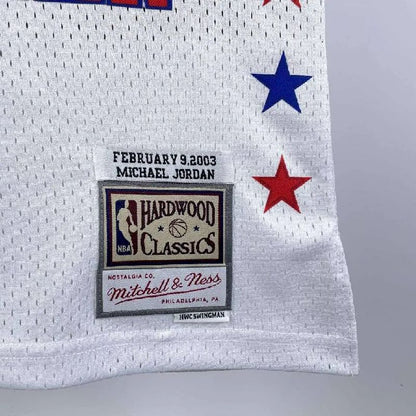 Camisa Michael Jordan All Star Branca Retro Masculina 2003