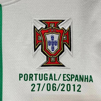 Camisa Portugal Eurocopa 2012, mangas compridas, retrô
