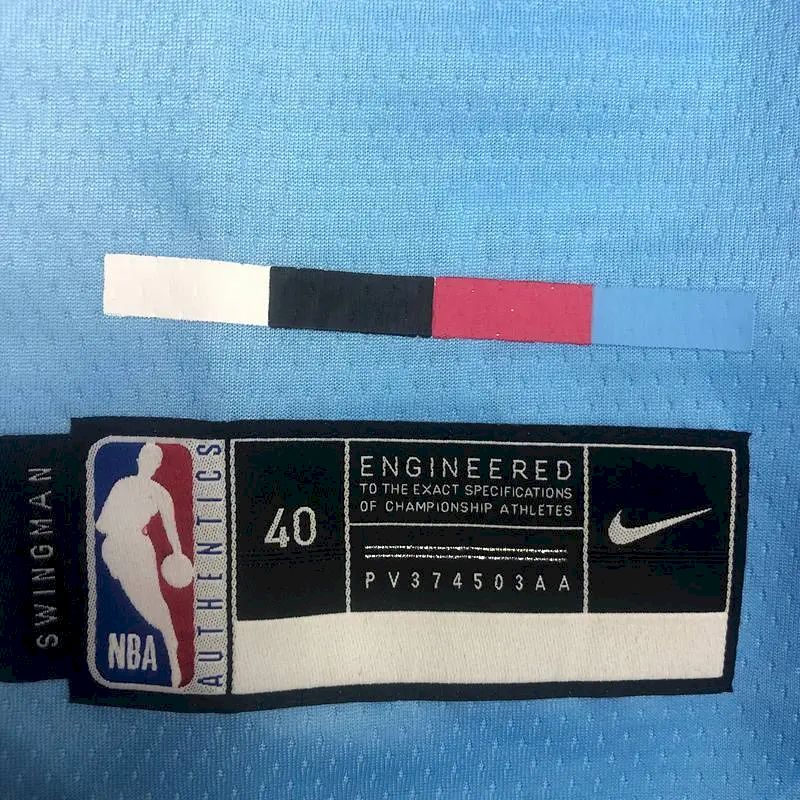 Camisa masculina Bam Adebayo 2020-21 Swingman rosa versão jogador – Edição City