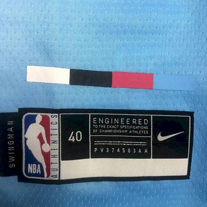 Camisa masculina Bam Adebayo 2020-21 Swingman rosa versão jogador – Edição City