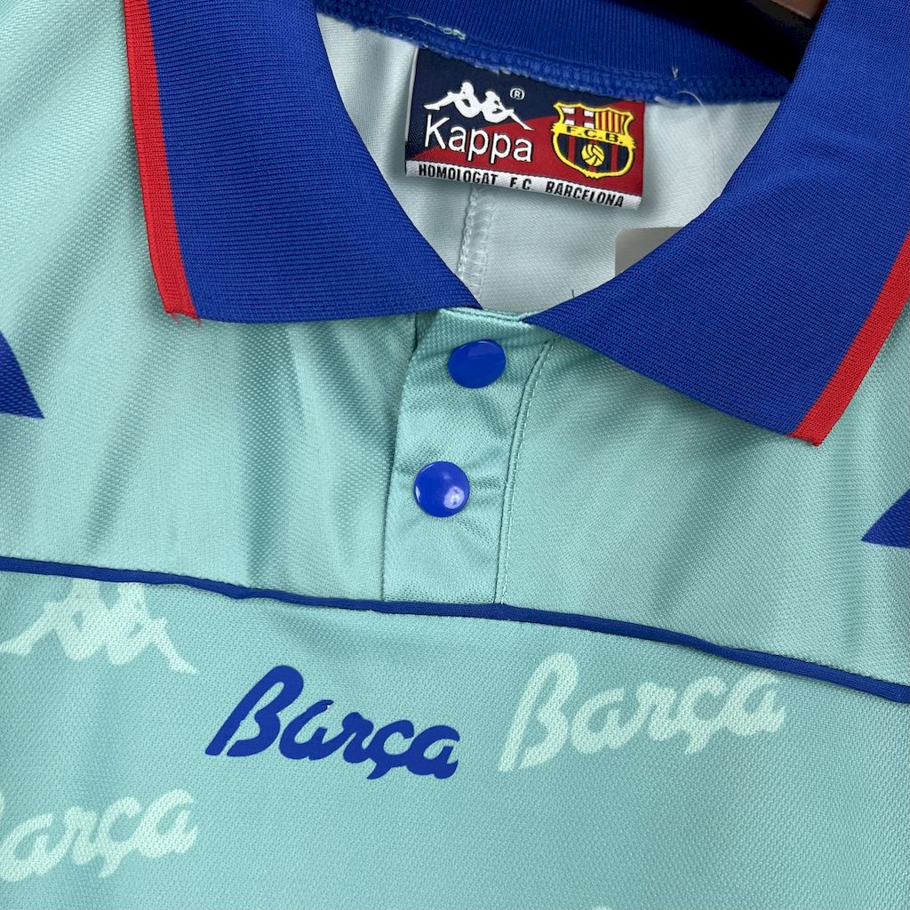 Camisa retrô alternativa do Barcelona 1992/95