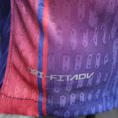 Barcelona 2025/26 Home Long Sleeves Jersey Player Version