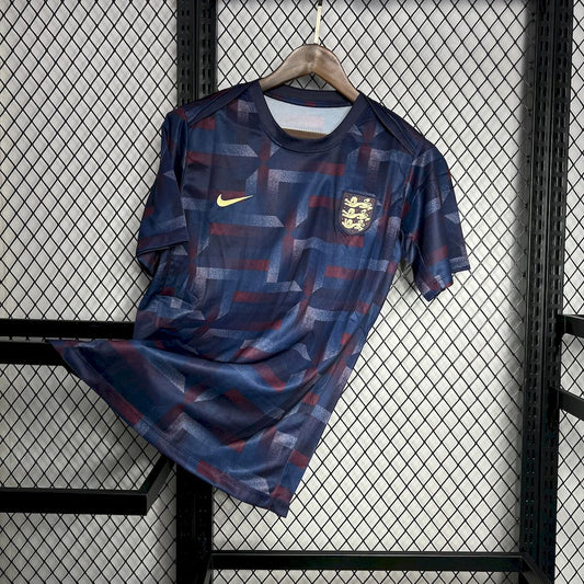 Camisa de treino pré-jogo da Inglaterra para a Eurocopa 2024/25