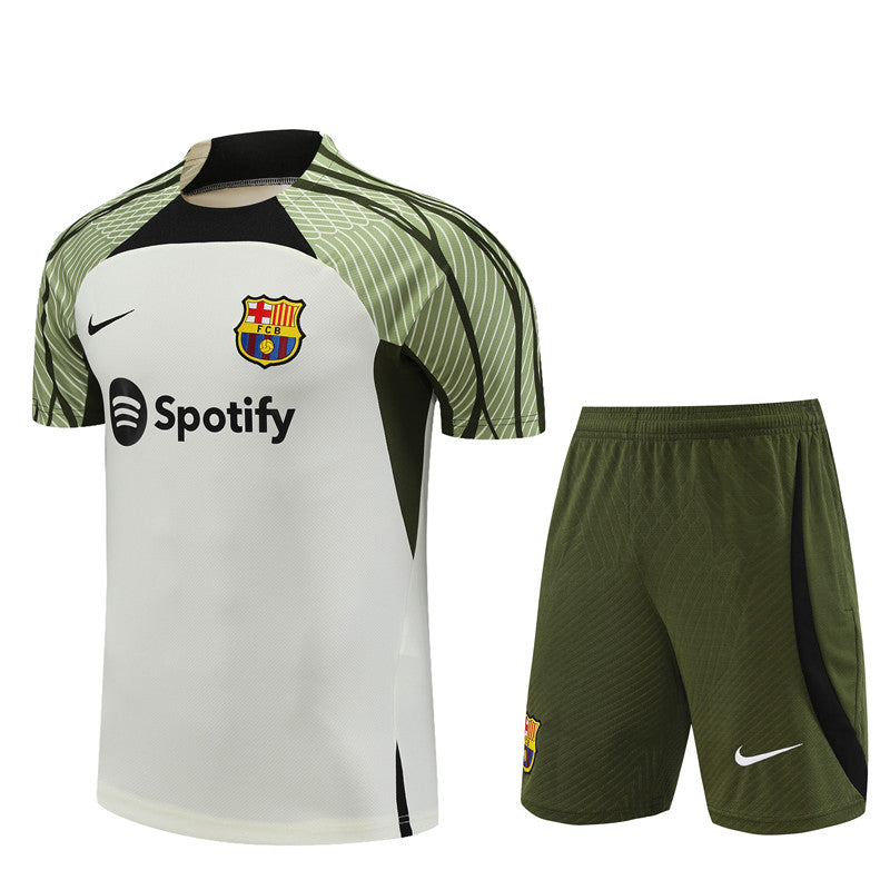 Camisa e short de treino adulto do Barcelona 2023/24 14001