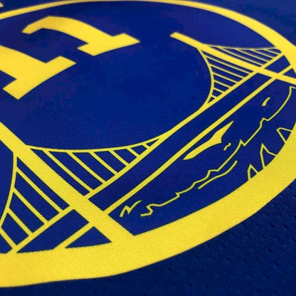 Camisa Klay Thompson Azul Masculina Versão Jogador – Edição Clássica