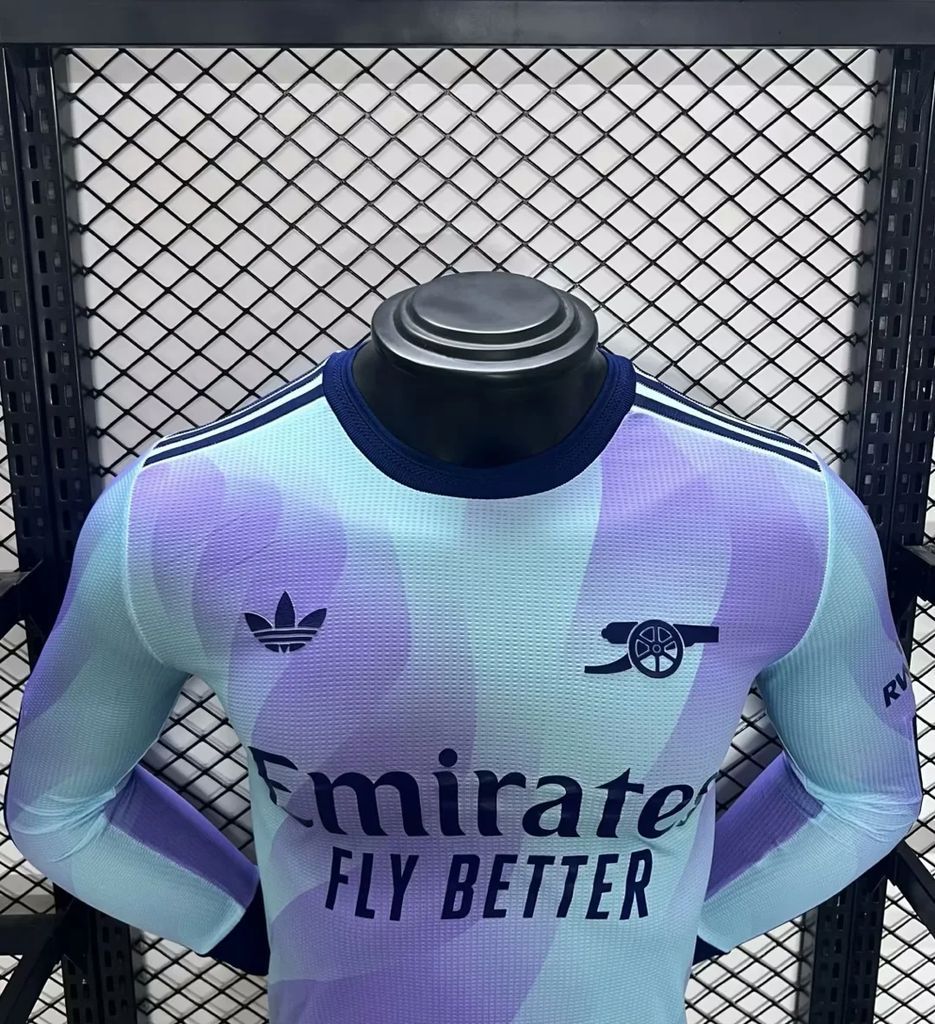 Camisa Arsenal Third 2024/25 de manga comprida, versão jogador