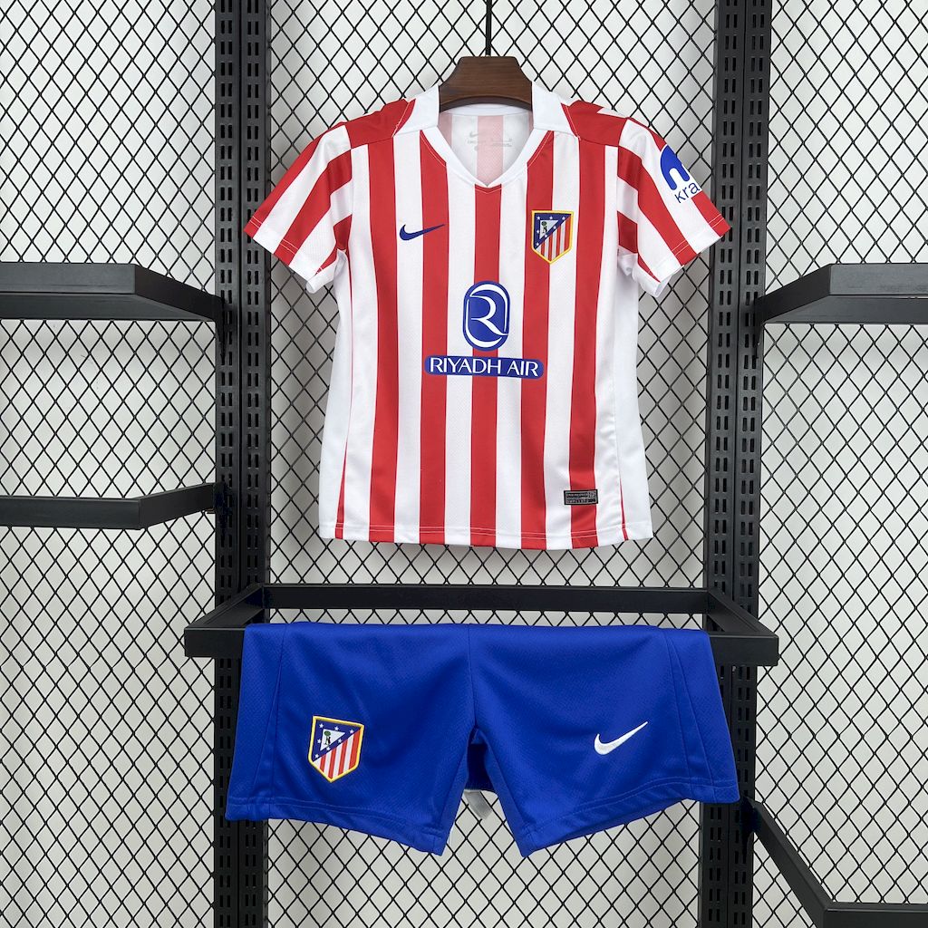 Atlético Madrid 2025/26 Home Kids Kit