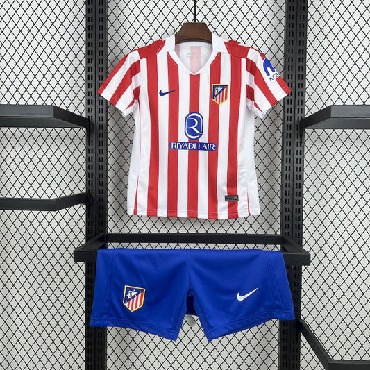 Atlético Madrid 2025/26 Home Kids Kit