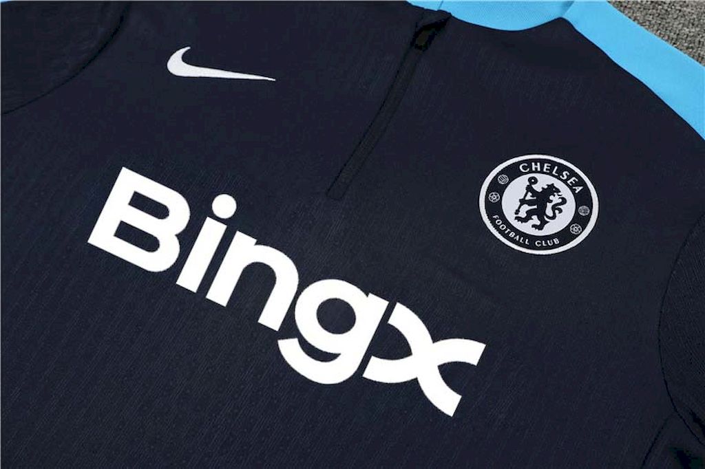 Suéter e calça Chelsea 2024/25 com zíper e meio zíper 14001