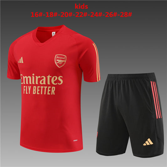 Camisa e short infantil de treino do Arsenal 2023/24 14001
