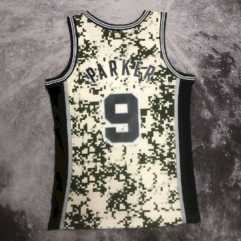 Camisa masculina M&amp;N 2013/14 Tony Parker retrô