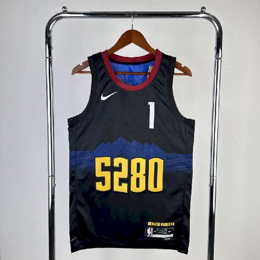 Denver Nuggets 2024/25 City Edition Black Color PORTER JR.#1
