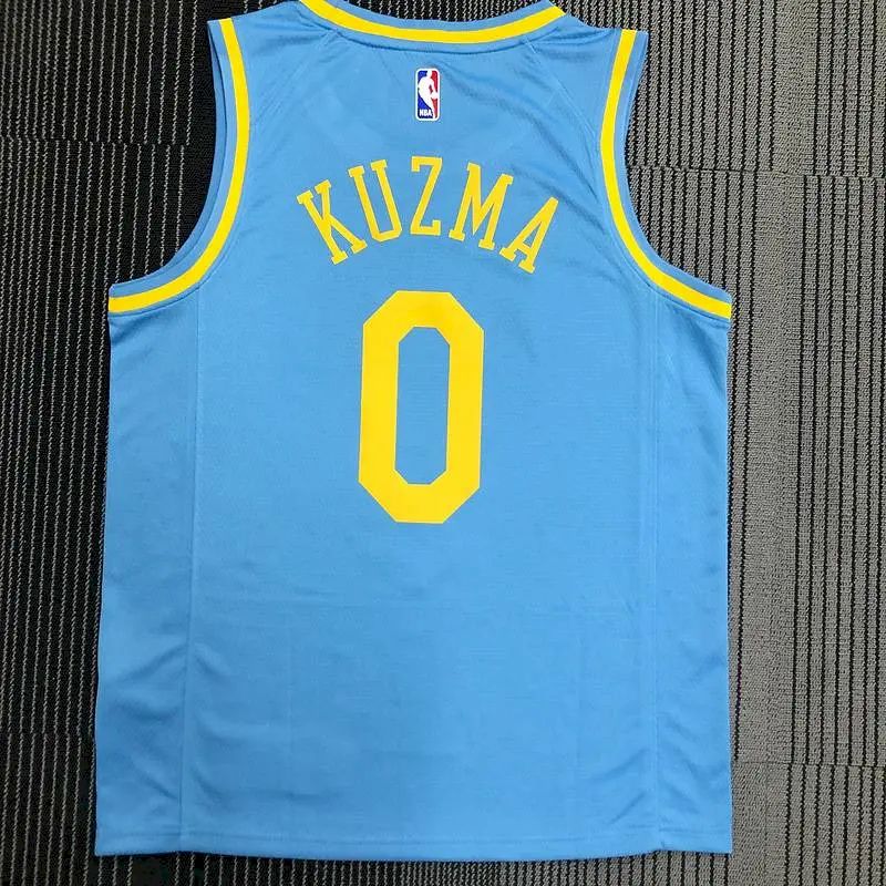 Camisa masculina Kyle Kuzma Swingman azul – MPLS Classical Edition
