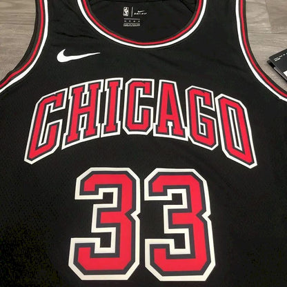 Camisa Scottie Pippen Masculina Preta Versão Jogador – Edição Clássica